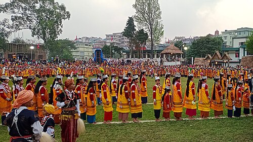 Shad Suk Mynsiem at Weiking Ground, Shillong