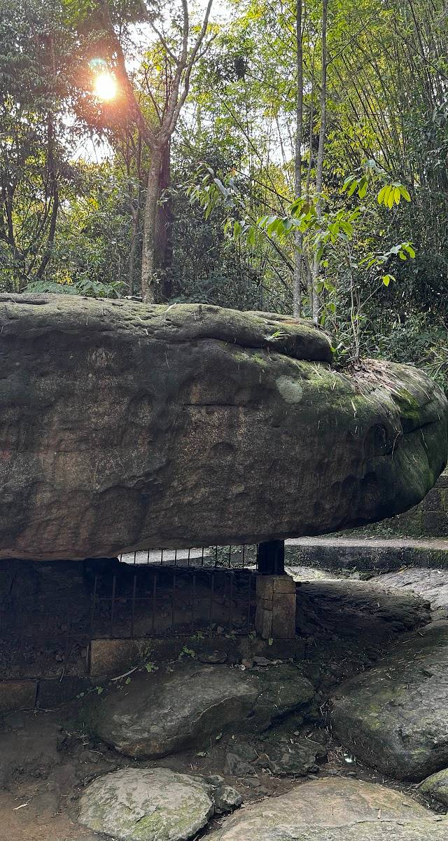 Balancing Rock of Mawlynnong, Mawlynnong, Meghalaya