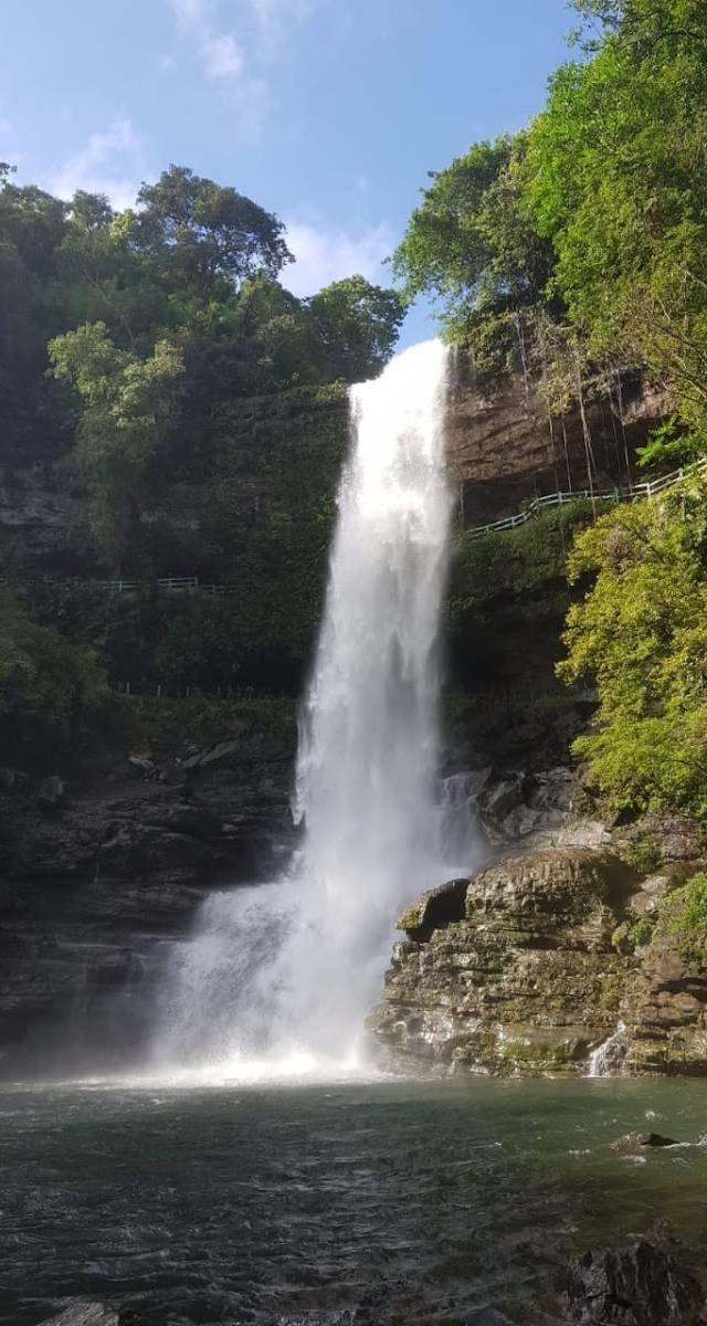 Byrdaw Falls, Lapalang, Meghalaya