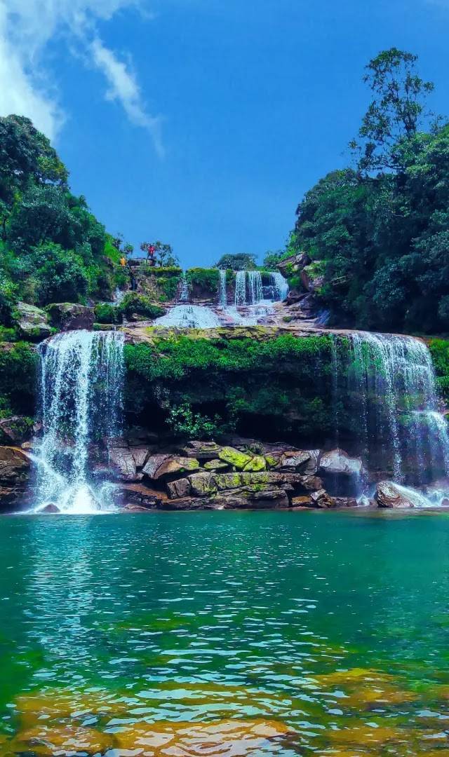 Lyngksiar Falls, Sohra, Meghalaya