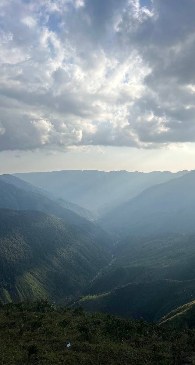 Rapleng Canyon Waterfall, Rapleng, Meghalaya