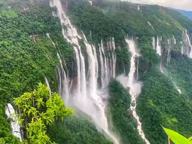Seven Sisters Waterfall, Sohra, Meghalaya